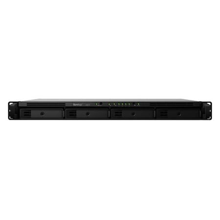 Synology RackStation RS819 Compact Rack Mount NAS Server Bundle with Rail Kit, Realtek RTD1296 Quad-Core, 2GB DDR4 Synology SDRAM, 4TB SSD, Synology DSM Software